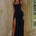 ABIGAIL SQUARE NECK MAXI DRESS - BLACK