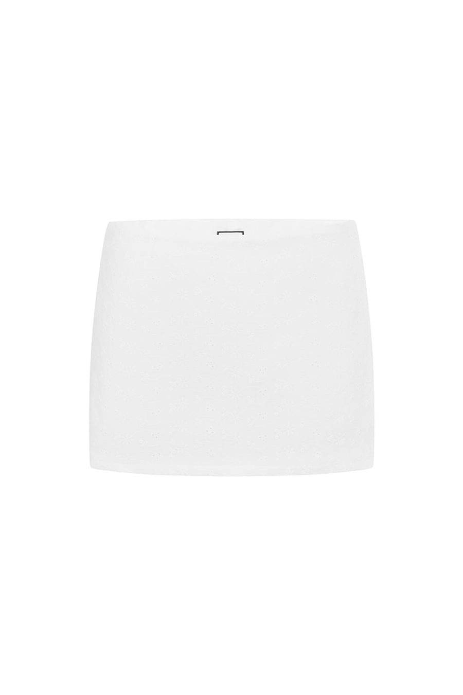 CARRIE LOW WAIST MINI SKORT - WHITE