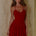 CLARA HALTER RUFFLE MINI DRESS - CHERRY