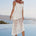 DIA ASYMMETRICAL HEM MIDI DRESS - WHITE