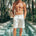 DAMON TAILORED SHORTS  - WHITE