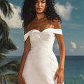 EBONY MINI DRESS - WHITE