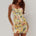 OPHIRA SEQUIN MINI SKIRT - KENDALL YELLOW