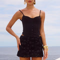 ZELPHA MINI SKIRT - BLACK