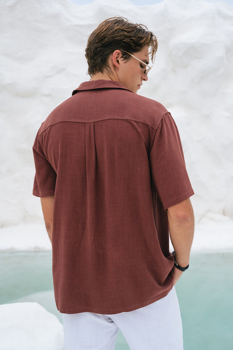 GALLANI SHIRT - CHOCOLATE