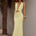 HALSTON HALTER MAXI DRESS - LEMON