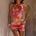 ISLA HIGH NECK MINI DRESS - KIARA PEACH