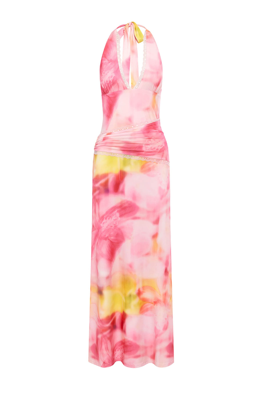 JULES HALTER MAXI DRESS - SORELLA PINK