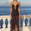 KIATA MAXI DRESS - BLACK POLKA