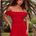 MANALLA MINI DRESS - CHERRY