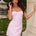 MEDINA STRAPLESS MINI DRESS - MUSK