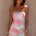 MILANI SATIN SCARF TOP - CAMINO PINK