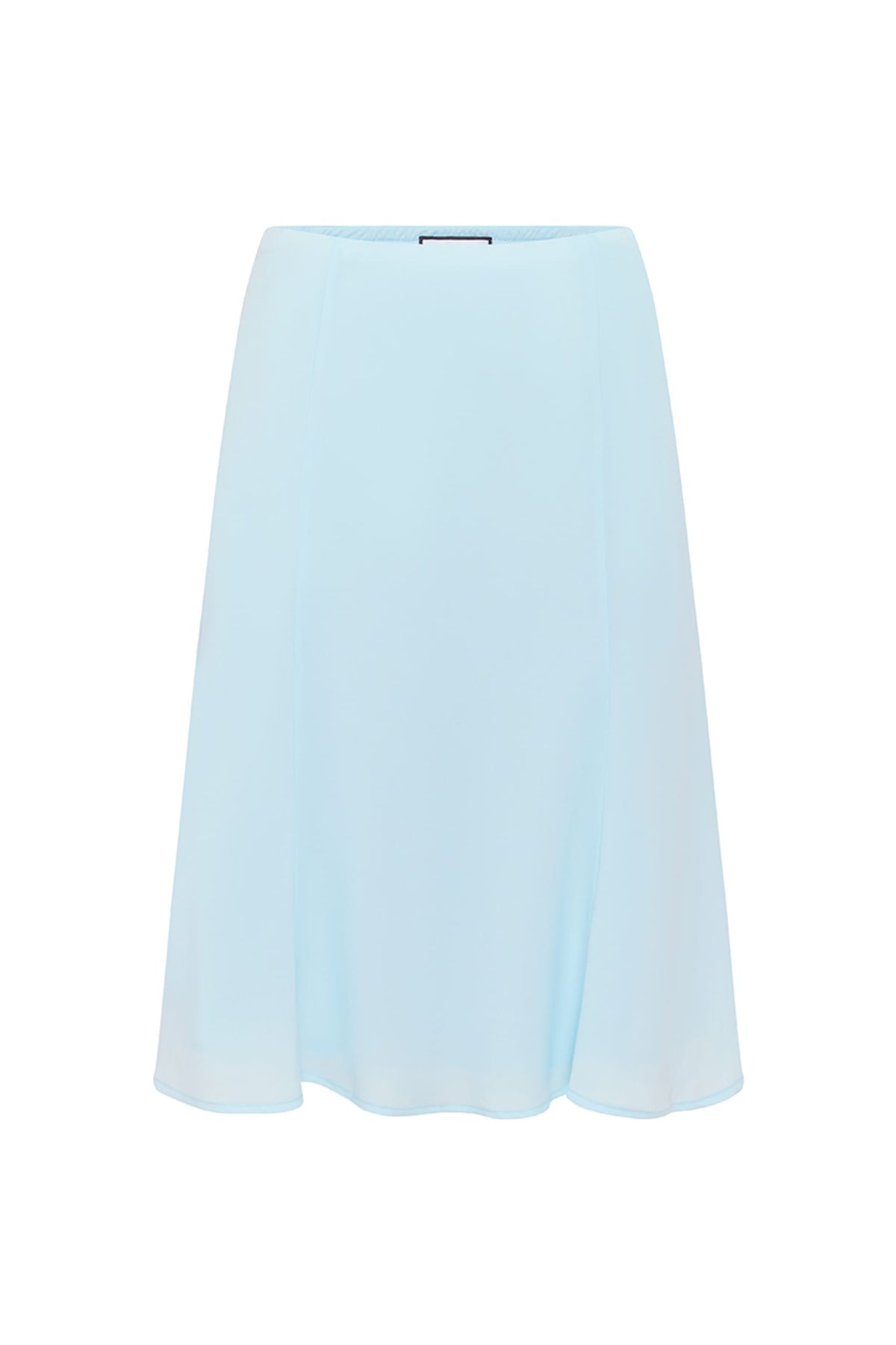 OLENA LOW WAIST MIDI SKIRT - SKY BLUE