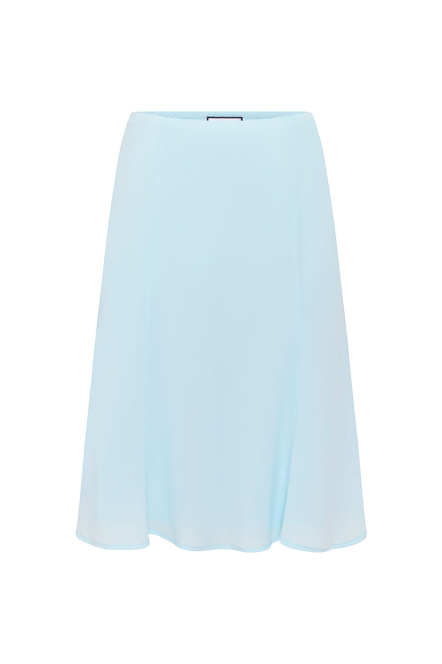 OLENA LOW WAIST MIDI SKIRT - SKY BLUE