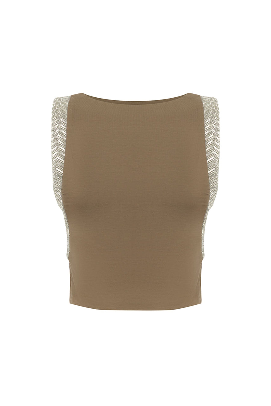 REMY RACERBACK TOP - MOCHA
