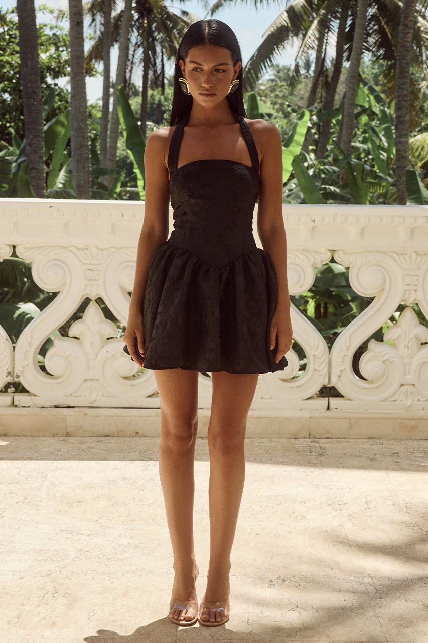 SABINE MINI DRESS - BLACK