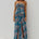 SKYLAR RUCHED MAXI SKIRT - DANTE TEAL