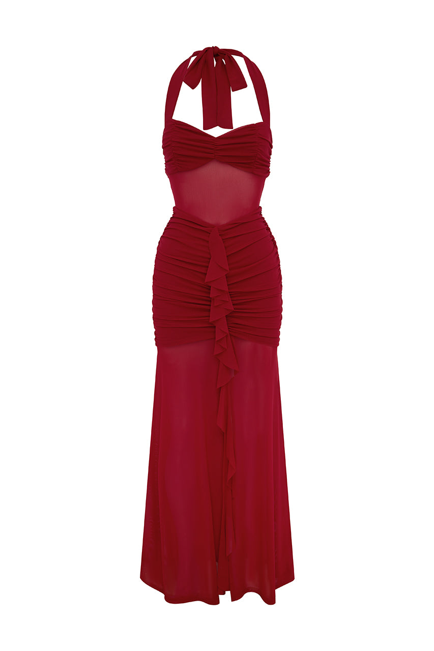 TALLULA MAXI DRESS - CHERRY