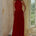 VANESSA HIGH NECK MAXI DRESS - CHERRY