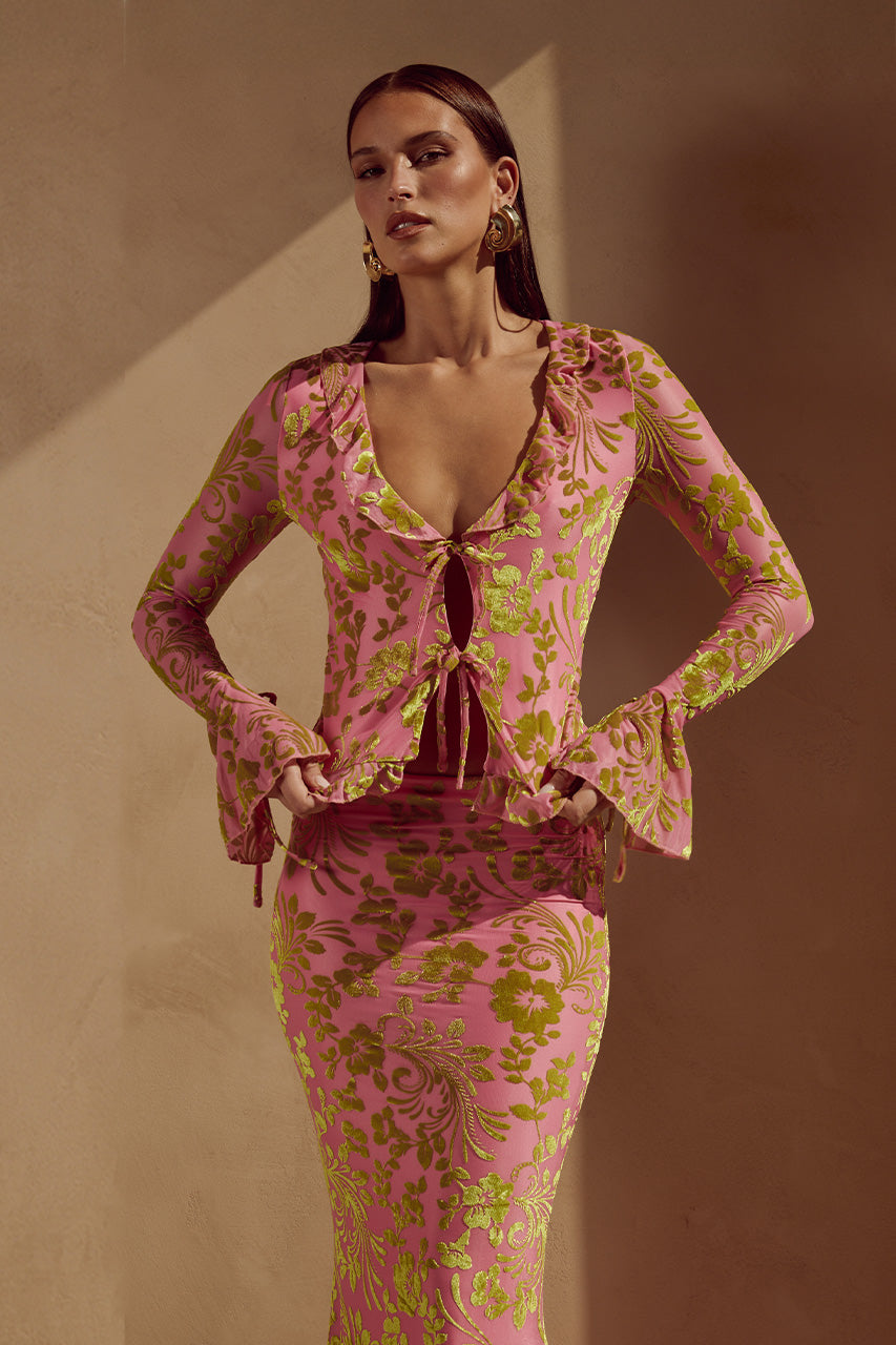 ZAIDA TOP - PINK