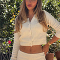 ROZA KNIT CARDIGAN - SAND