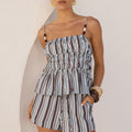 KOAH ELASTICATED SHORTS - CLINTON BLUE